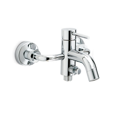 Newform XT 4240 bath and shower mixer with diverter – chrome, matt white, matt black, copper glossy, PVD – copper bronze, gun metal, glossy gold + 4 exclusive satin finishings