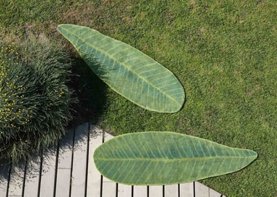 FEUILLE bath mat, 100% cotton, 65x185cm, colour green/apple green 2