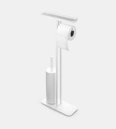 Brabantia, MindSet wc kmpl:hari+paberi hoidja põrandale, art 303883, Mineral Fresh White