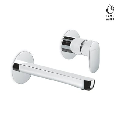 LINFA II 69428E/27852 valamusegisti seinast, jooksutoru L-170mm – kroom, must matt, valge matt, satiin titanium, satiin kuld, satiin vask, läikiv vask