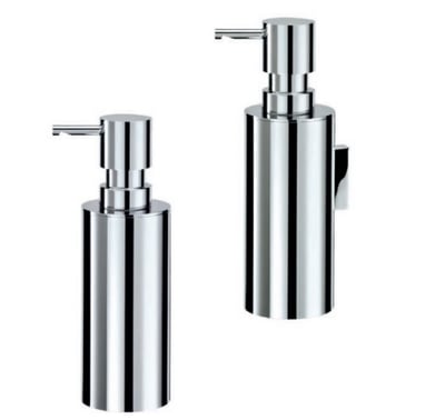 MIKADO MK SSP/MK WBG soap dispenser – chrome, stainless steel, brass unvarnished, gold, gold matt, rose gold PVD, dark metal matt, white, black matt