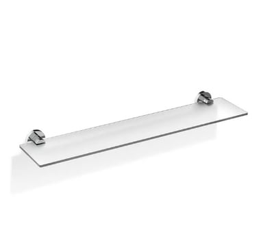 BASIC BA GLA60 klaasriiul 60 cm – kinnitused kroom, matt must