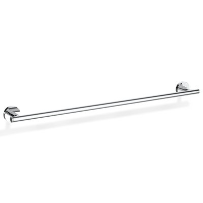 Decor Walther BASIC BA HTE towel rail: Wall-mounted chrome towel rail on a white background