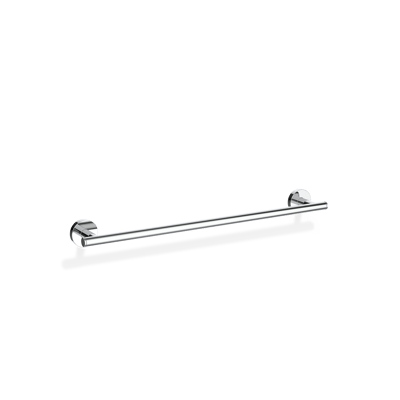 Decor Walther BASIC BA HTE towel rail: Wall-mounted single towel rail in chrome finish on a white background