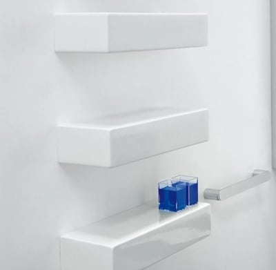 Brick keraamilised riiulid – valge