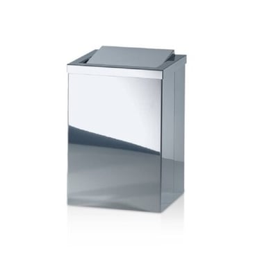 CONTRACT DW 113 prügiurn pöördkaanega, 300x200x200mm, 8,5L – poleeritud rst, matt must, matt valge, PVD matt rst
