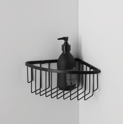 CONTRACT DW 229 nurga dušikorv, h-100x270x195mm – kroom, matt must