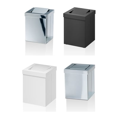 DW 1130 tabletop waste bin with swing lid