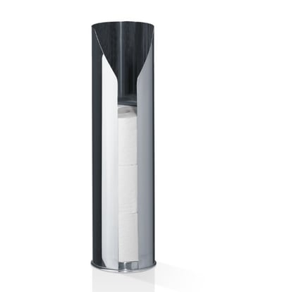 DW 89 spare paper holder/bin – polished stainless steel
