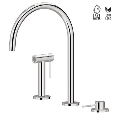 N 21 71730 3-osaline köögisegisti – kroom, matt must, harjatud nikkel, carbon satiin, PVD – harjatud must metall, harjatud vasene pronks, harjatud hele kuld