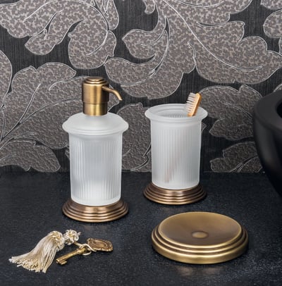 Hermitage product line, classical style bathroom accessories – chrome, antique brass, gold hps