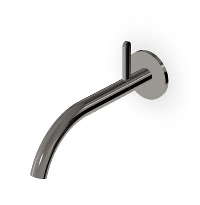 ISY22 ZIS2816+R97832 basin mixer wall, spout 220mm – 12 finishings, incl 6 PVD and 3 two-tone finishings (pic C50 metal black glossy)