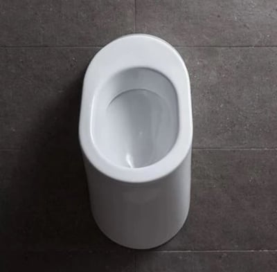 Key pissuaar seinale, kaas on valikuline – valge viimistlus