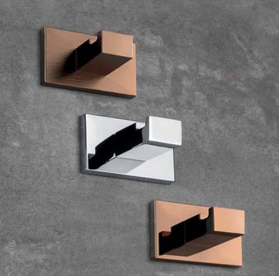 LOOK product line, bathroom accessories – chrome, matt black, matt white and 4 PVD finishings