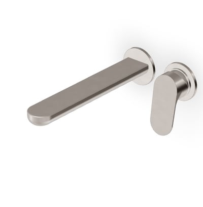 NIKKO ZKK672+R99815 valamusegisti seinast, tila 215mm – kroom, harjatud nikkel, must matt (reljeefne)