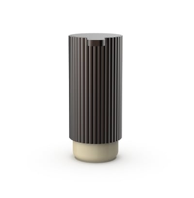 OF.LINE SSP, ceramic/aluminium soap dispenser standing, 18 x 7.6 x 10cm – many colour combinations (pic mocca/dune)