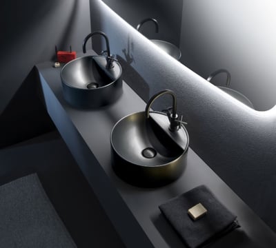 Twin/TwinSlim ceramic basins product line – glossy and matt colours