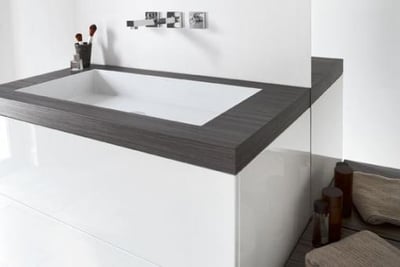 UB.ME1000 glazed steel basin undermount