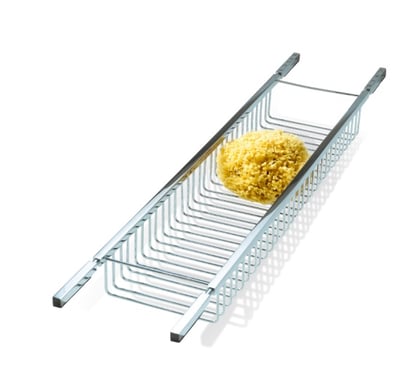 WA WAN1 bath shelf, extendable 60x140x680->780mm – chrome
