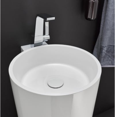 WT.RX400H.CO glazed steel washstand