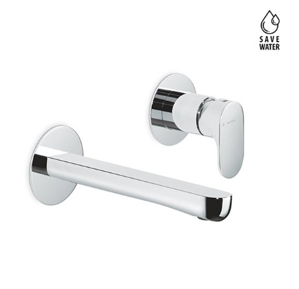 Newform LINFA II 69428E/27852 valamusegisti seinast, jooksutoru L-170mm – kroom, must matt, valge matt, satiin titanium, satiin kuld, satiin vask, läikiv vask