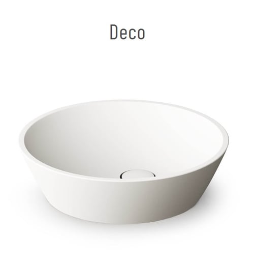 PAA DECO valamu, Silkstone matt valge, matt hall, matt beež, matt grafiit