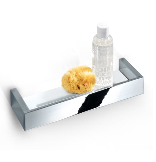 Decor Walther BRICK BK DA30/BK DA60 duširiiul 30cm, 60 cm – valge akrüülriiul/kroom, valge akrüülriiul/satiin nikkel