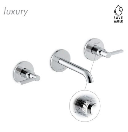 Newform BLINK CHIC LUXURY 71120E/27753 valamusegisti seinast mustriga – kroom, matt must, pronks, PVD – vaskne pronks, must metall, harjatud hele kuld, läikiv kuld