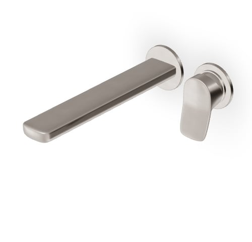 Zucchetti BRIM ZBR674+R99185 2-osaline valamusegisti, tila 225mm – kroom, harjatud nikkel, must matt (reljeefne)