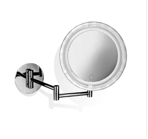 Decor Walther BS 16 TOUCH, LED kosmeetikapeegel, 5x, patareitoide – kroom/akrüül