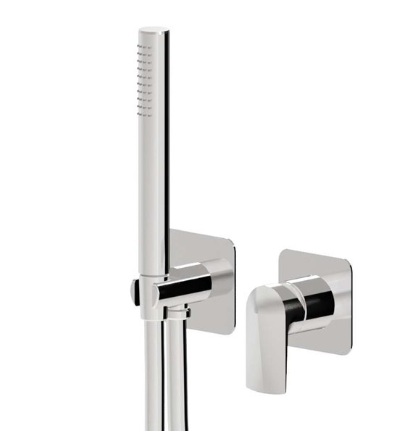 Newform DELTA ZERO 72276E/27852 segistiga käsidušikomplekt – kroom, matt valge, matt must, PVD – vaskne pronks, must metall, läikiv kuld, harj. kuld, harj. must metall, harj. vaskne pronks