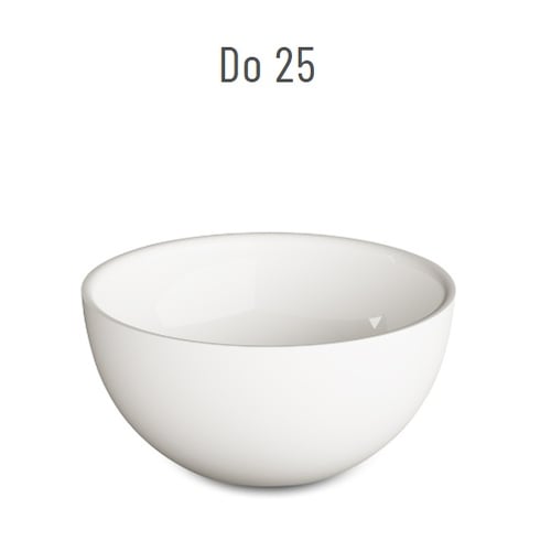PAA DO 25 valamu väiksesse ruumi, Ø 250xh-120mm, CastStone läikivad viimistlused – valge, clay/terrakota, fog/hallikasroheline