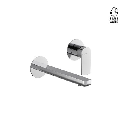 Newform HAKA 72028E/27852 valamusegisti seinast, tila 189mm – kroom, matt valge, matt must, PVD – harj rst, harj kuld, harj musta metall, harj vaskne pronks