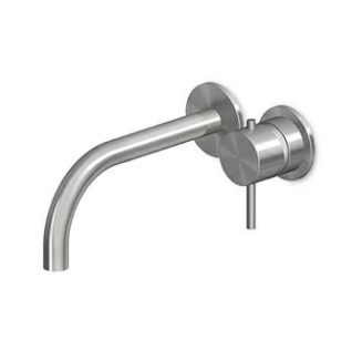 Zucchetti HELM ZHE721.X+R99815 2-osaline segisti seinast, tila 175 mm, AISI 316L – harjatud rst ja 5 PVD viimistlust