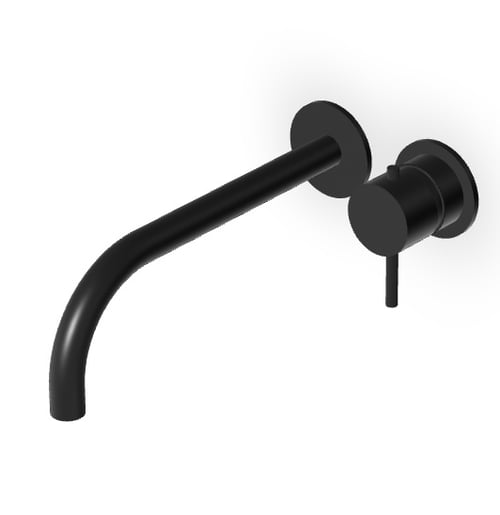 Zucchetti HELM ZHE720.X+R99815 2-osaline valamusegisti seinast, tila 230 mm, AISI 316L – harjatud rst ja 5 PVD viimistlust