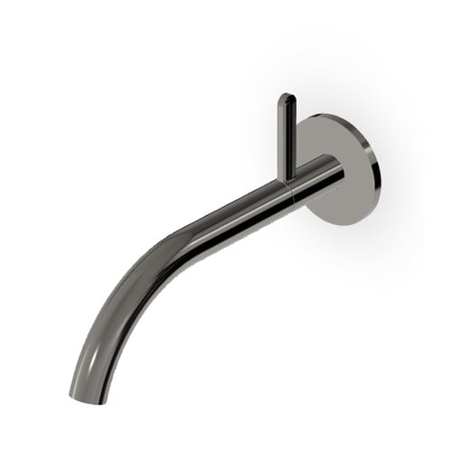 Zucchetti ISY22 ZIS2816+R97832 valamusegisti seinast, jooksutoru 220mm – 12 viimistlust, sh 6 PVD ja 3 kahetoonilist viimistlust (pildil C50 poleeritud must metall)