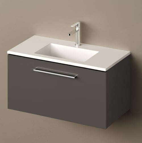 PAA LOTO MINI 80 valamu mööblile või seinale, 800x400xh-18/160mm, CastStone läikivad viimistlused