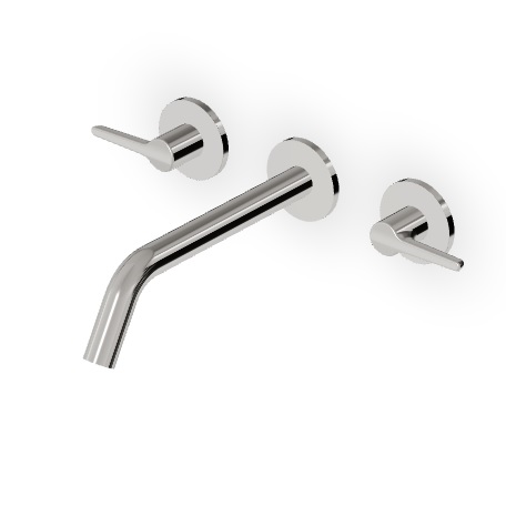 Zucchetti MEDAMEDA ZMM5766+R99500 3-osaline valamusegisti seinast, tila 215mm – 10 viimistlust, sh 2 PVD viimistlust