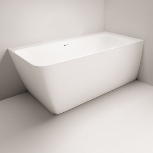 PAA QUADRO CORNER A vann 1600x750xh-600mm, sobib nurka, CastStone läikivad viimistlused – valge, clay/terrakota, fog/hallikasroheline