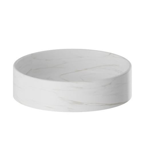 Newform SOLO MARBLE 66381 kätepesuvalamu tööpinnale, d-412xh-110mm – Calacatta valge marmor