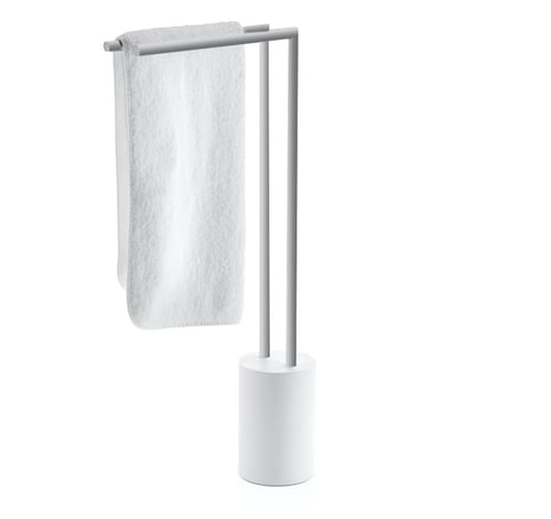 Decor Walther STONE HT2 2-ne rätikupuu põrandal seisev, lm-140/410xh-810mm – valge/kroom, valge/harjatud rst, must/kroom, must/harjatud rst